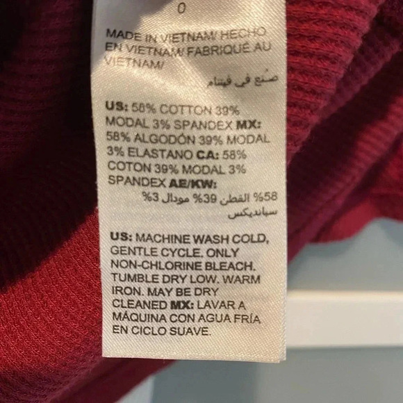 Chico’s Zenergy Cotton Spandex Hooded Cardigan Waffle Ribbed Pattern Sz 4-6 EUC - Picture 6 of 9